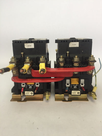 GE CA5F2 REVERSING CONTACTOR 600VAC 100HP 105AMP COIL 120V 60HZ4