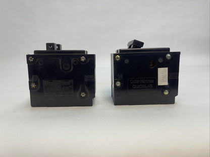 CUTLER HAMMER / WESTINGHOUSE HQP2020 CIRCUIT BREAKER 20A 2P 120/240VAC(LOT OF 2)4