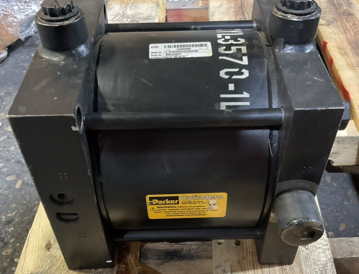 PARKER 8.00CJBDB2ANLUS19AC5.00 PNEUMATIC AIR CYLINDER 250PSI AIR4