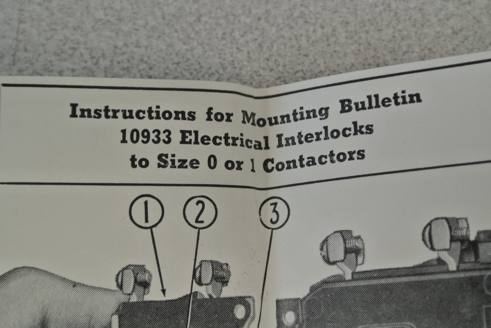 LOT of 3 CUTLER-HAMMER 10933H3 AUXILIARY CONTACT KIT / SIZE 1 / N.C. NEW SURPLUS6