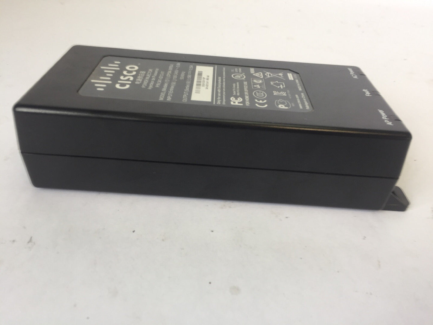 CISCO DPSN-35FBA POWER INJECTOR INPUT 100-240VAC 0.8A OUTPUT 56VDC 0.55A 6