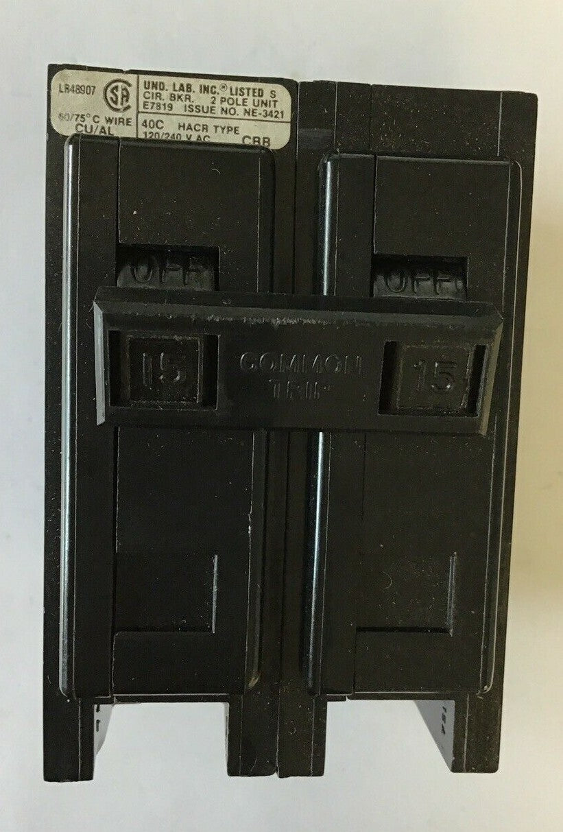 CHALLENGER CBB2015H CIRCUIT BREAKER 240VAC  2POLE 15A0