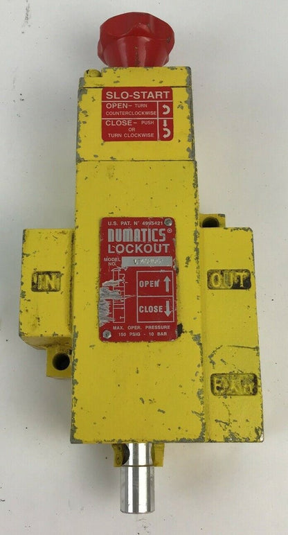 NUMATICS LOCKOUT VT40N06Y 150PSIG-10BAR LOCKOUT VALVE 0