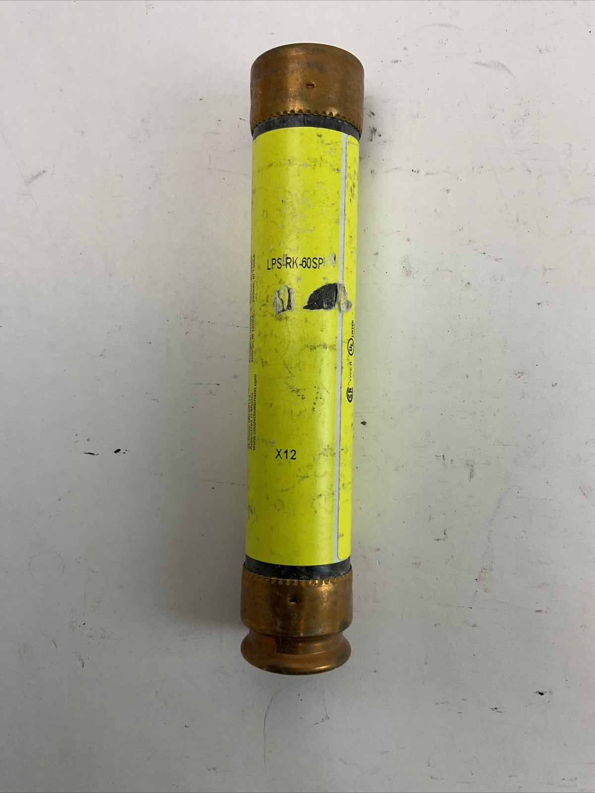 LOW-PEAK LPS-RK-60SP 600VAC 300VDC 60AMP CURRENT LIMITING FUSE (LOT OF 3)4