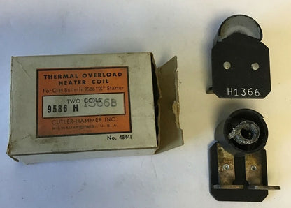 CUTLER HAMMER 9586H1366B OVERLOAD OVERLOAD HEATER COIL ***LOTOF2***0