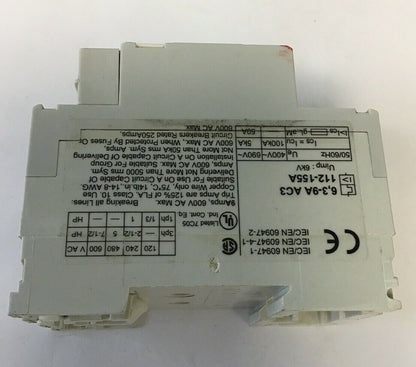 ABB MS 325 MANUAL MOTOR STARTED CIRCUIT PROTECTOR 9.0A1