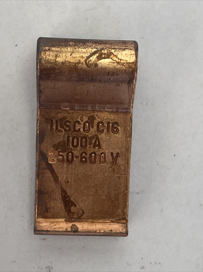 ILSCO C16 100A 250-600V FUSE CLIP (LOT OF 6)1