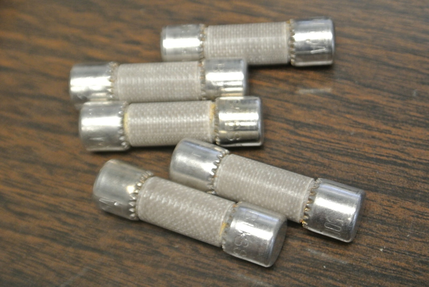 LOT of 5 / BUSS / BUSSMANN F60C500V25A FUSES / 25A / 500VAC0
