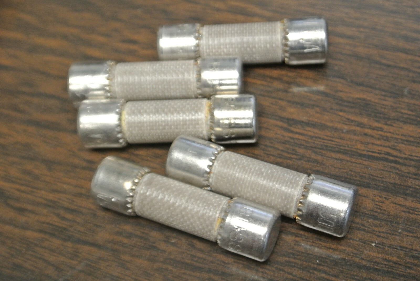 LOT of 5 / BUSS / BUSSMANN F60C500V25A FUSES / 25A / 500VAC0