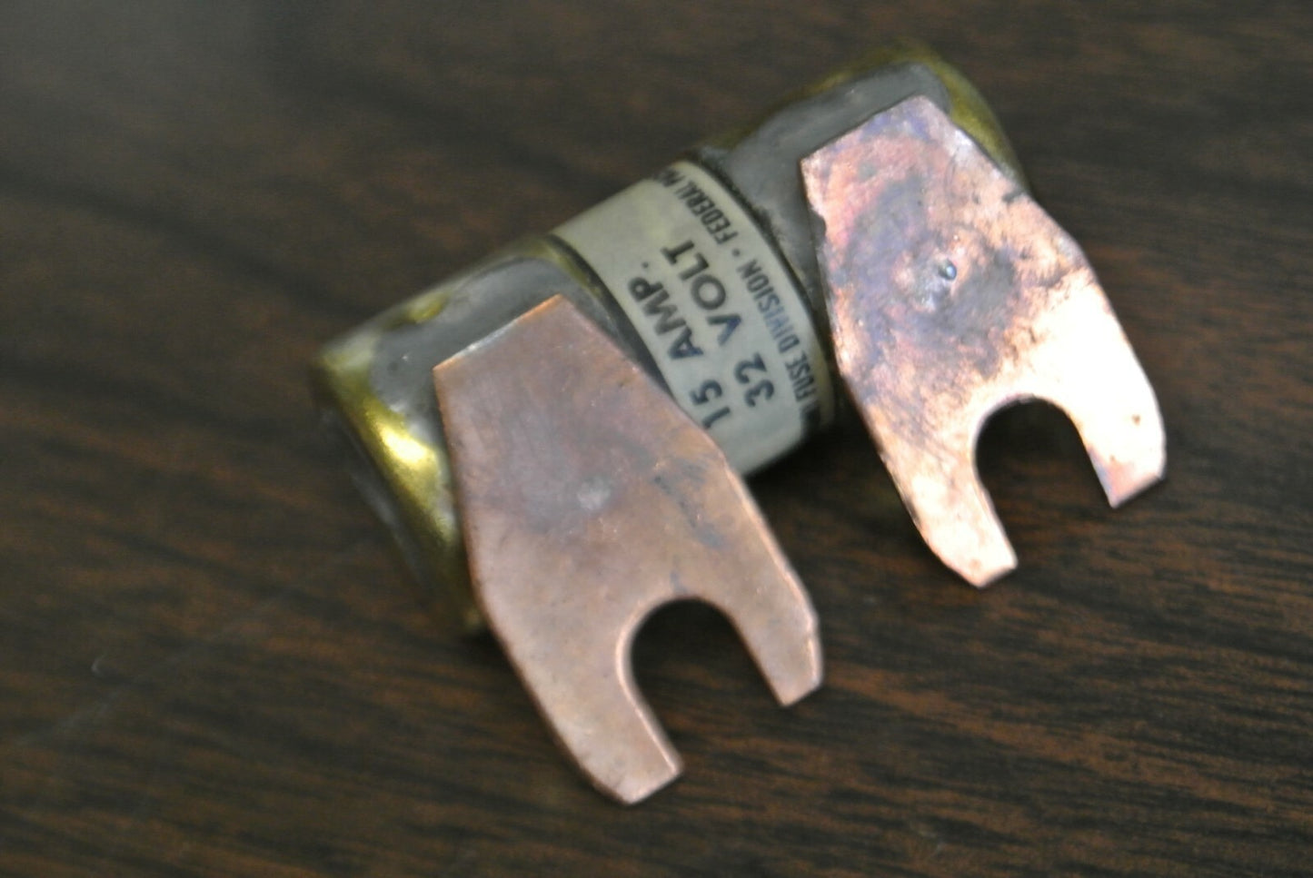 ECONOMY / FPE OBH-15 BOLT-ON FUSE / 15A / 32VDC / NEW SURPLUS3