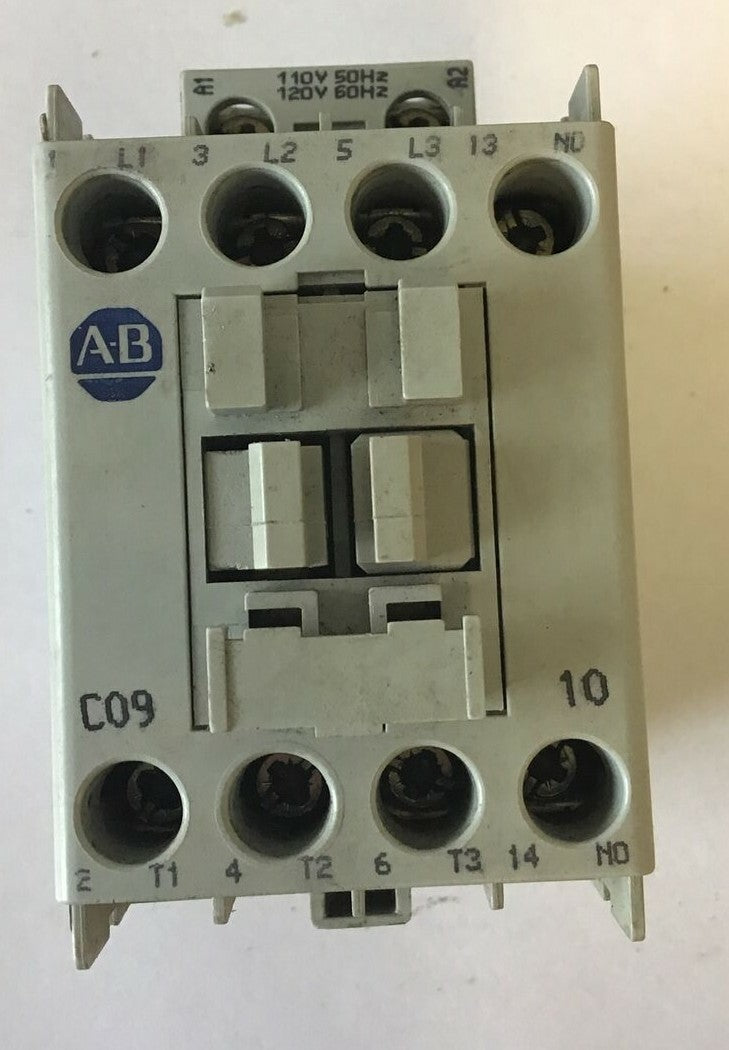 ALLEN BRADLEY 100-C09*10 CONTACTOR SER.A 25A 600VAC  0