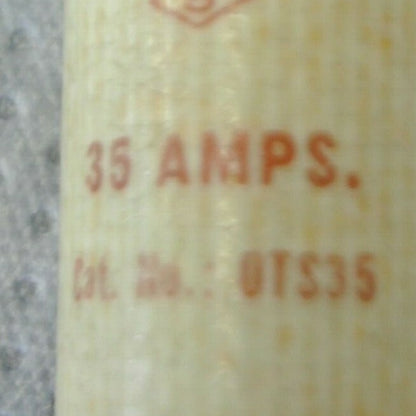 LOT of 2 / 35A RENEWABLE FUSES / BUSS & SHAWMUT / 600V / NEW SURPLUS2