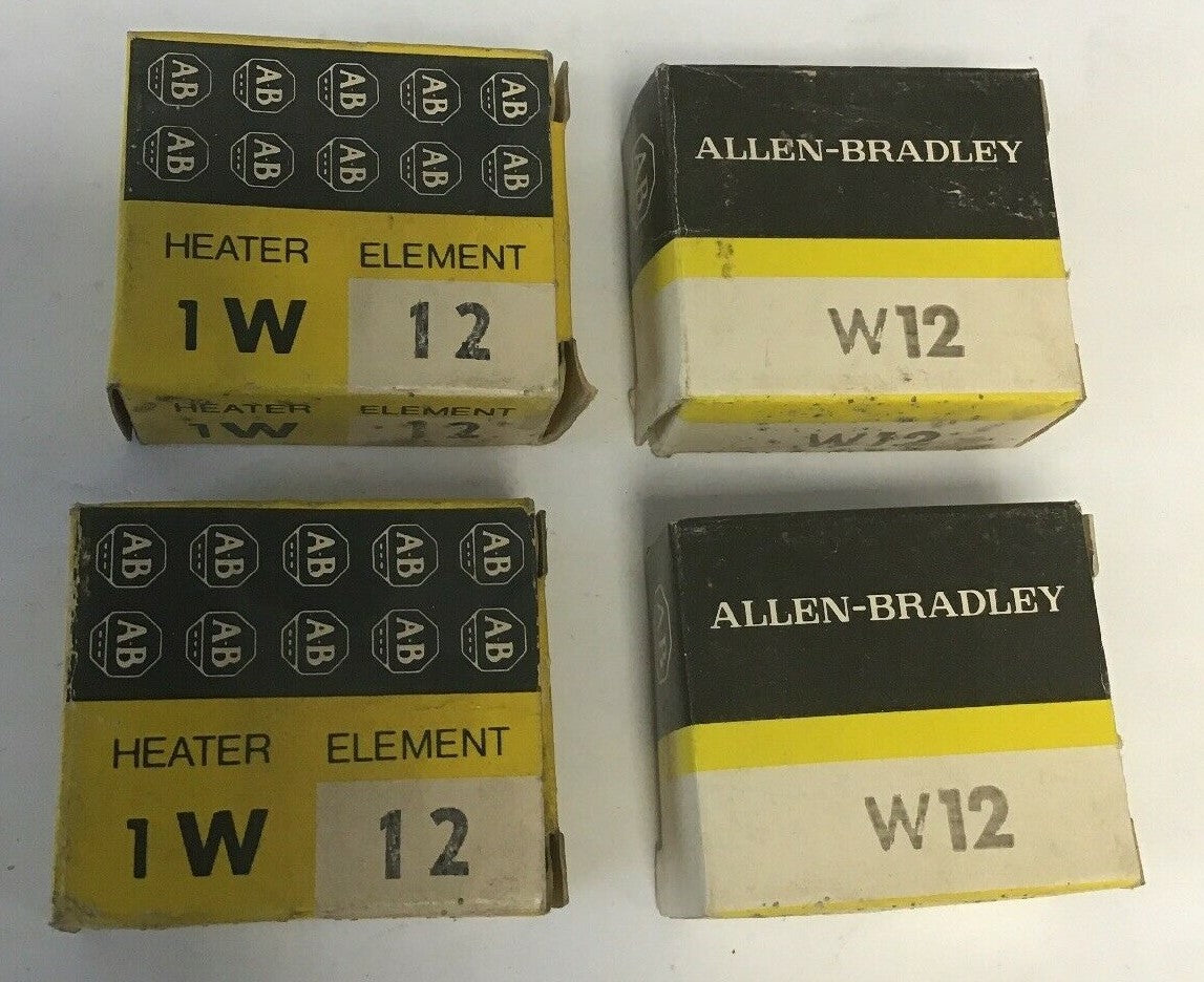 ALLEN BRADLEY W12 HEATER ELEMENT***LOTOF4***0