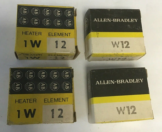 ALLEN BRADLEY W12 HEATER ELEMENT***LOTOF4***0