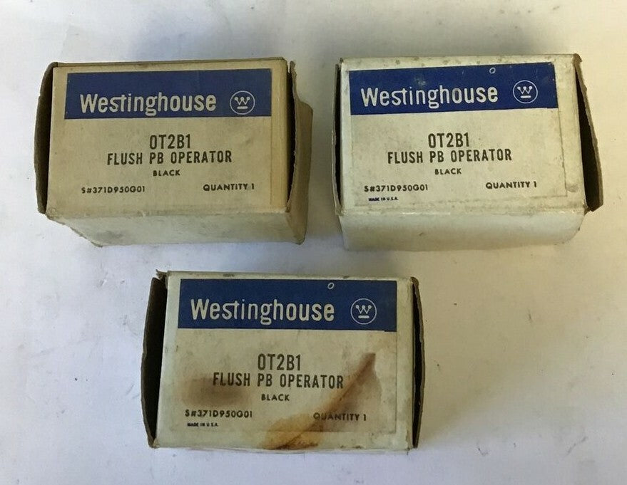WESTINGHOUSE OT2B1 FLUSH PUSH BUTTON OPERATOR ***LOTOF3***0