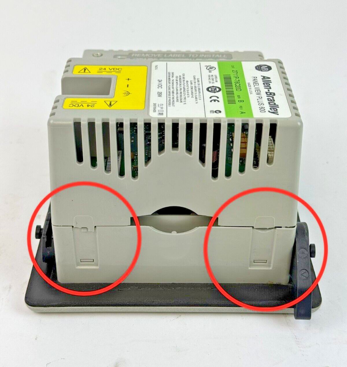 ALLEN-BRADLEY - 2711P-T6C20D SER. B REV. A - PANELVIEW PLUS 600 - 6" TOUCHSCREEN12