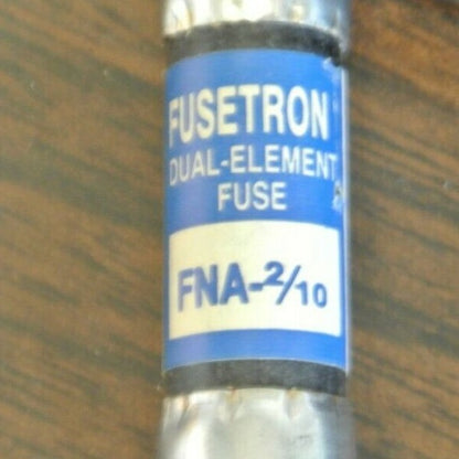 BOX of 10 / BUSS FNA-2/10 DUAL-ELEMENT MIDGET FUSE / 2/10A / 250V / NEW SURPLUS1