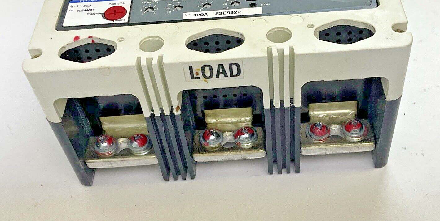 EATON CLDC36000FK12P05Y04 CIRCUIT BREAKER 600A/ 6LES600T 120A TRIP6