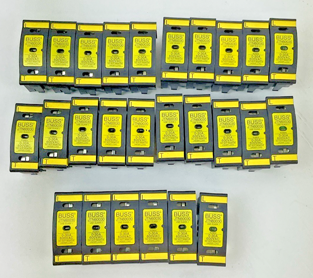 BUSS JTN60030 FUSE HOLDER 30A 600VAC CLASS J ****LOTOF26****0