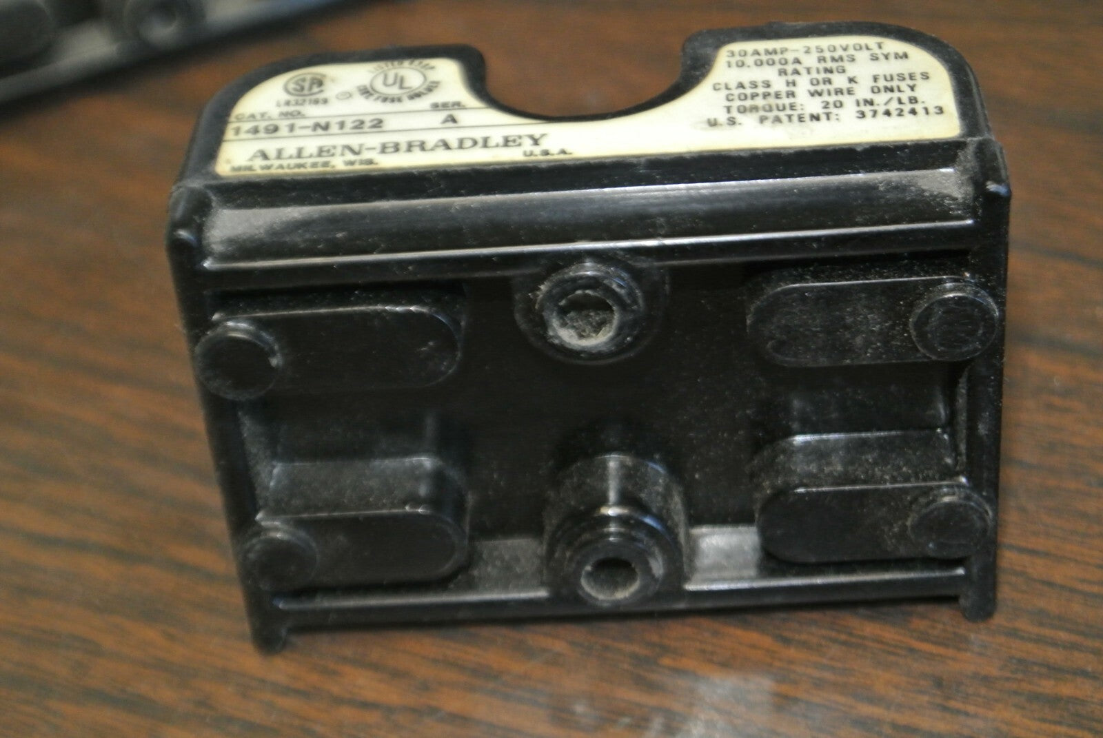 ALLEN-BRADLEY / TAYLOR 1491-N122 / 40023-408-02 / 20327 FUSE HOLDER / 30A / 250V6