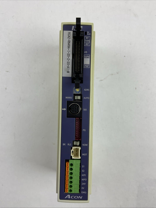 IAI ACON-C-20I-PN-2-0 ACTUATOR POSITION CONTROLLER OUTPUT 0-24VAC INPUT 24VDC0