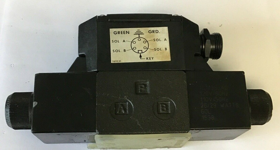 CONTINENTAL HYDRAULICS VSD03M-2A-GB5H-60L-C DIRECTIONAL VALVE 120/110VAC60/50HZ 2