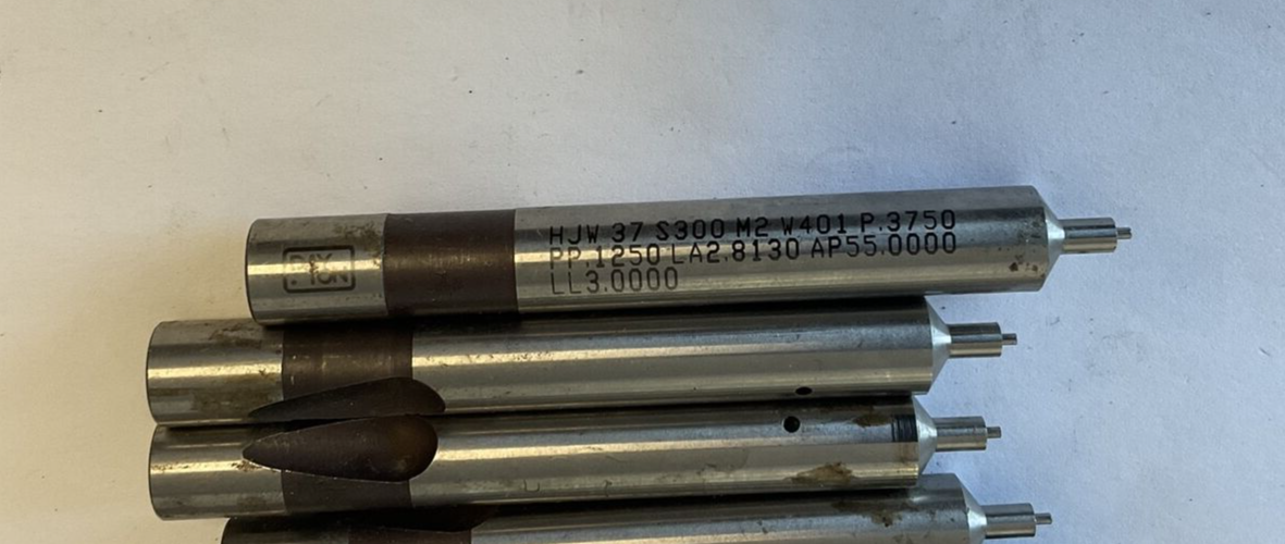 DAYTON HJW37 S300 M2 W401 P.3750  BALL PUNCH 4 NOT COVERED IN WAX**LOT OF 8**1