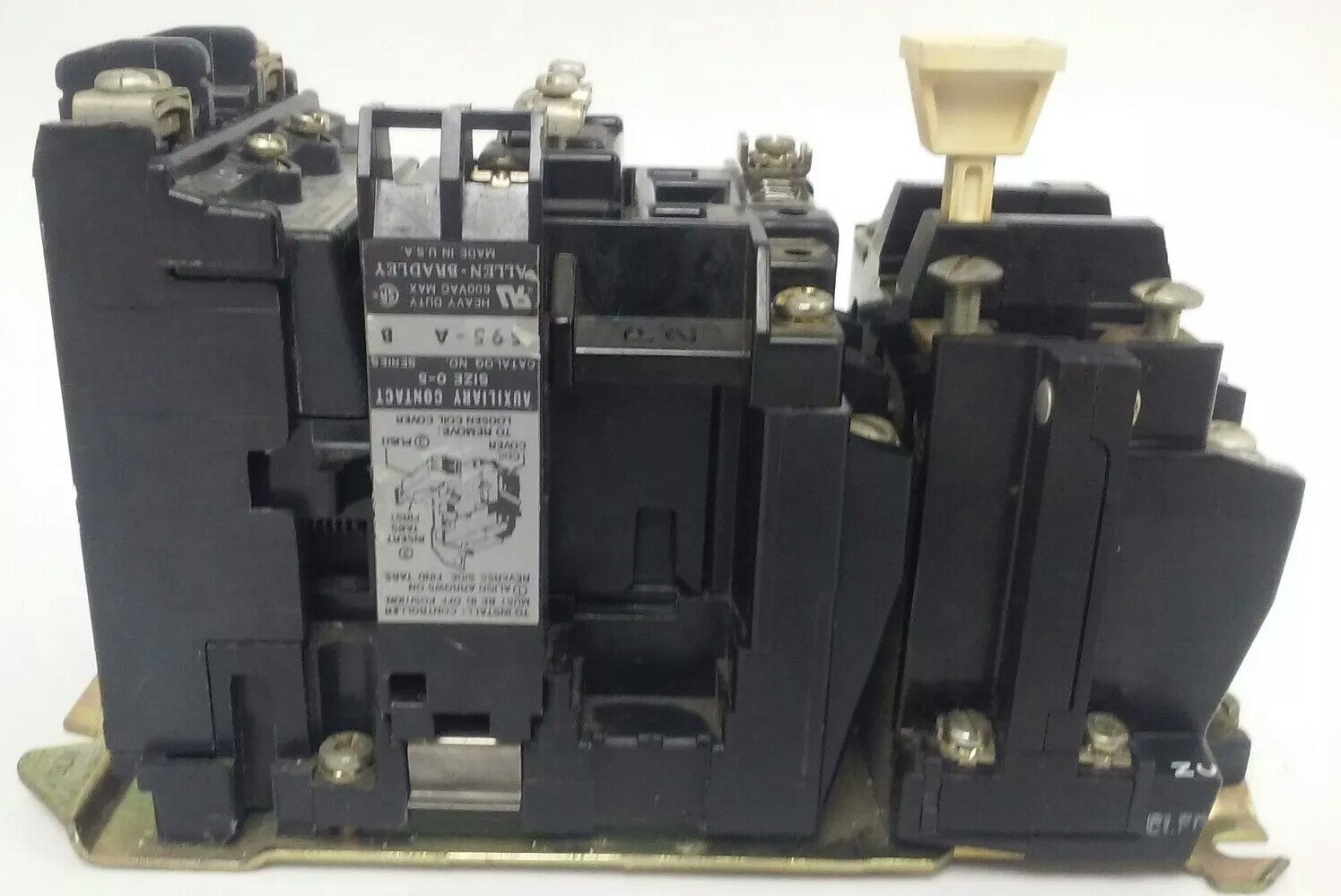 ALLEN BRADLEY 509-AOXD, SER. B, STARTER, 120V COIL CONTACTS GREAT CONDITION8
