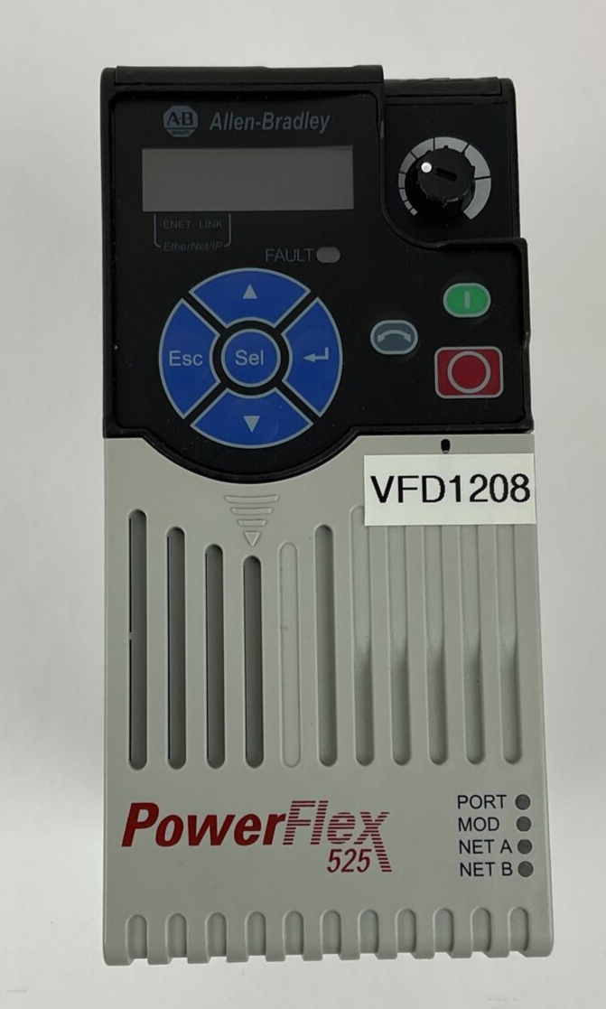 ALLEN BRADLEY 25B-D2P3N114 POWERFLEX SER.A FRN5.001 3PH 480V 63HZ0