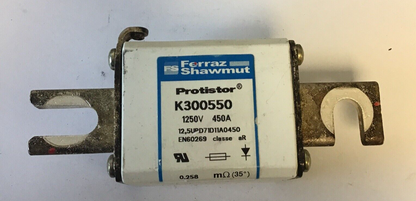 FERRAZ SHAWMUT K300550 PROTISTOR 1250V 450A0