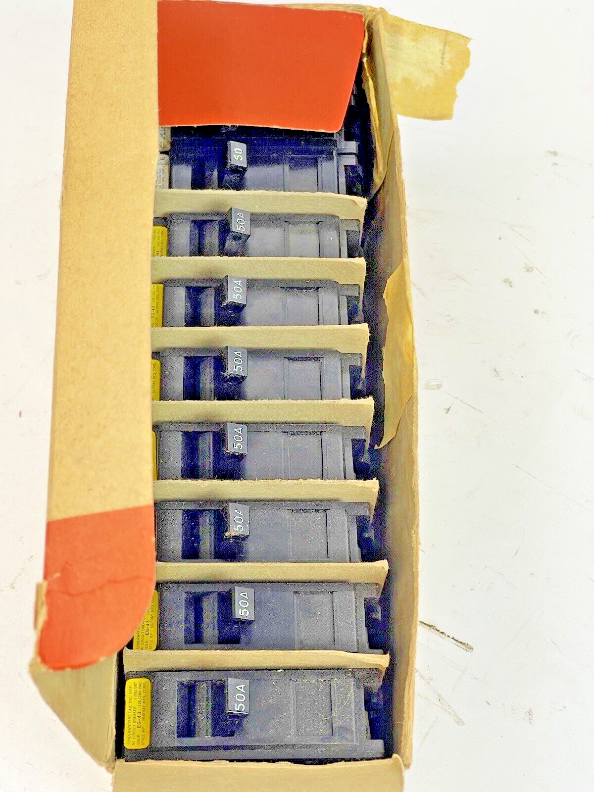 MURRAY *BOX OF 10* - MP150 - 50A, 1 POLE CIRCUIT BREAKERS, 120/240 VAC2