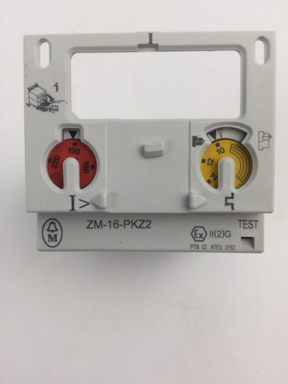 EATON MOELLER ZM-16-PKZ2 MOTOR PROTECTION TRIP BLOCK 10-16A 130-220A2