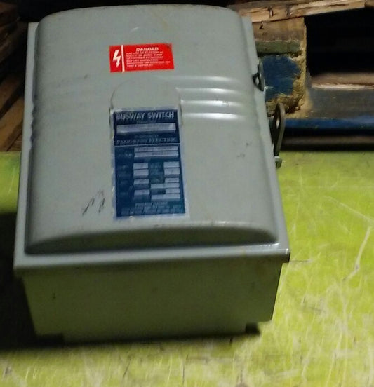 General Electric Flex-A-Power Busway SWITCH FG461U - 30 Amp, 600 Volt, 3-Pole0