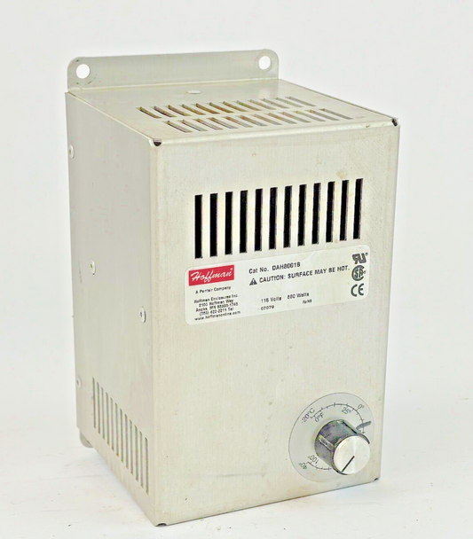 HOFFMAN - DAH8001B - FAN FORCED ENCLOSURE HEATER - 115 V, 800 WATTS, 0° to 100°F0