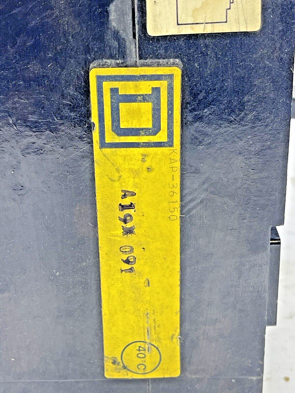 SQUARE D - KAP-36150 - CIRCUIT BREAKER - 150 AMP, 3 POLE, 600 VAC7