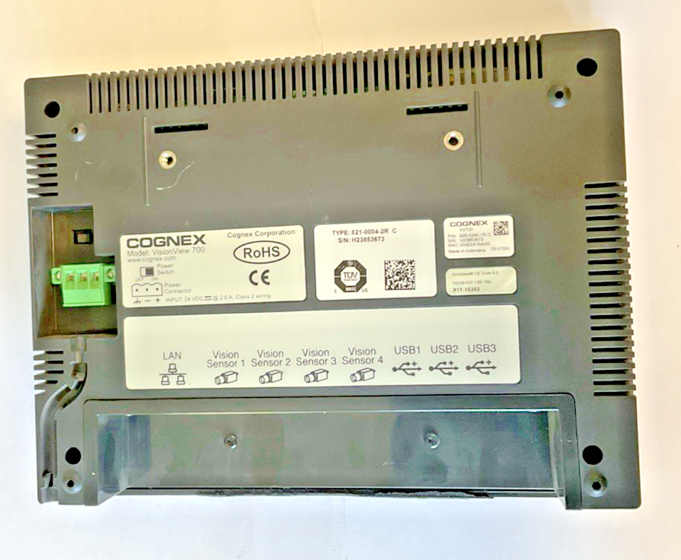 COGNEX VISION VIEW 700 825-0240-1R C DISPLAY PANEL 24VDC2