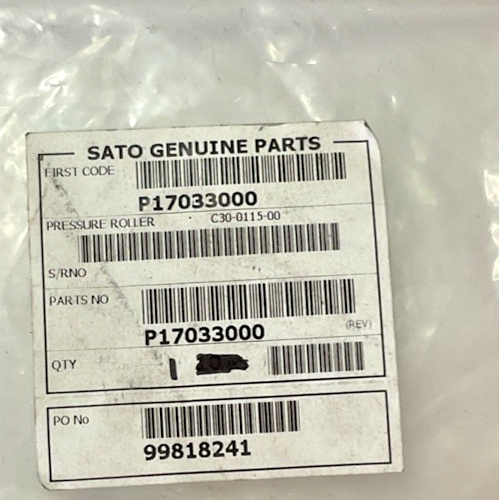 SATO P17033000 PRESSURE ROLLER2