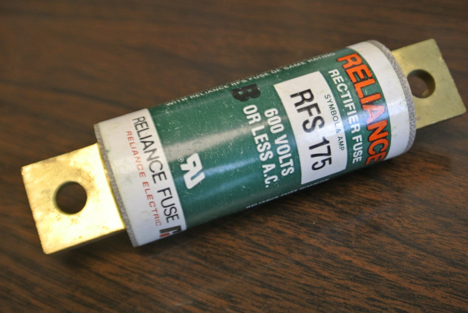 RELIANCE RFS175 RECTIFIER / SEMICONDUCTOR FUSE / 175A / 600VAC / NEW SURPLUS0