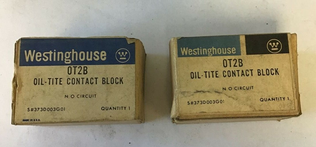 WESTINGHOUSE OT2B OILTIGHT CONTACT BLOCK****LOTOF2****0