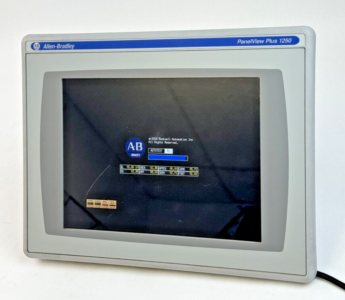 ALLEN-BRADLEY - 2711P-T12C4D8 SER. A - PANELVIEW PLUS 1250 ASSEMBLED TERMINAL0