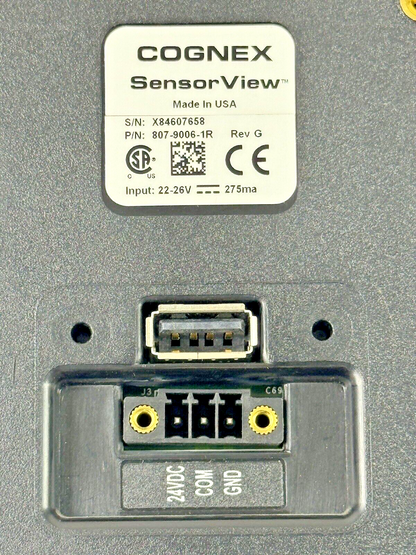 COGNEX - 807-9006-1R REV G - SENSORVIEW DISPLAY TERMINAL INTERFACE7