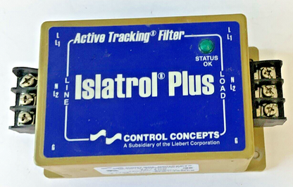 CONTROL CONCEPTS IC+105 ISLATROL PLUS ACTIVE TRACKING FILTER 120VAC 50/60HZ 5A0