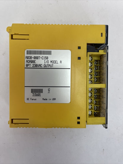 FANUC A03B-0807-C158 AOA08E I/O MODEL A 8PT 230VAC OUTPUT2