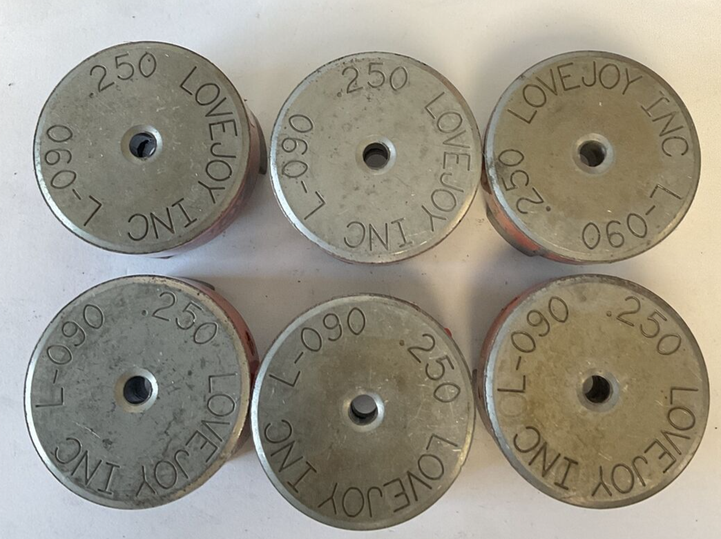 LOVEJOY L-090 JAW COUPLING HUB L090 .250 ***LOTOF6***0