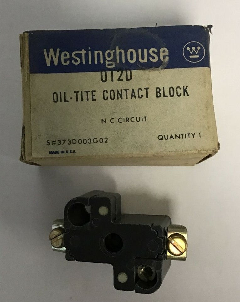 WESTINGHOUSE OT2D OIL-TITE CONTACT BLOCK****LOTOF4****1