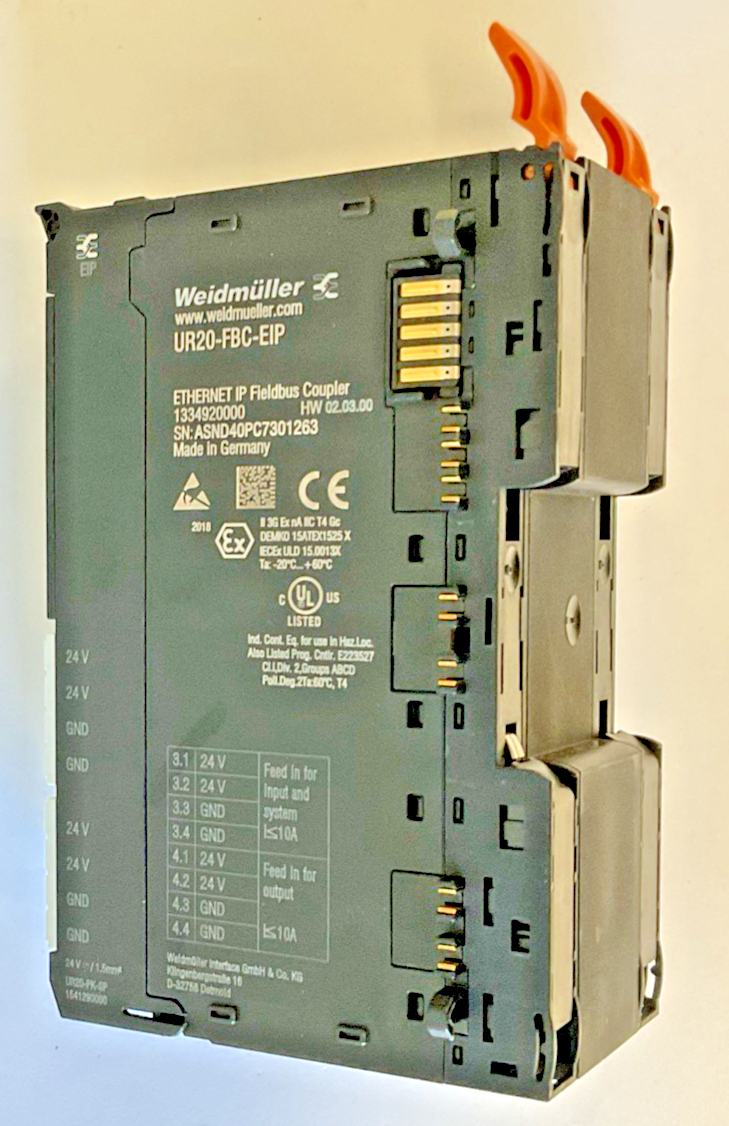 WEIDMULLER UR20-FBC-EIP ETHERNET GATEWAY HW:01.21.003