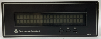 VORNE INDUSTRIES 2140PC-24 OPERATOR DISPLAY PANEL 24VDC0