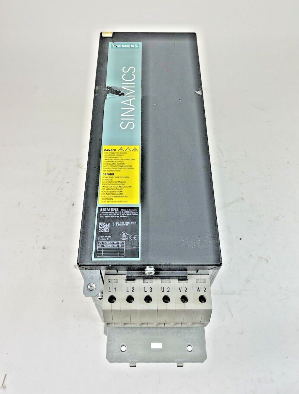 SIEMENS - 6SL3100-0BE23-6AB0 VER. B - SINAMICS ACTIVE INTERFACE MODULE2