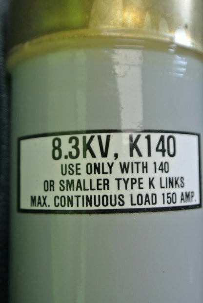 COMBINED TECHNOLOGIES 83K140 K-LIMITING FUSE / 1500A MIN. INT / NEW SURPLUS3
