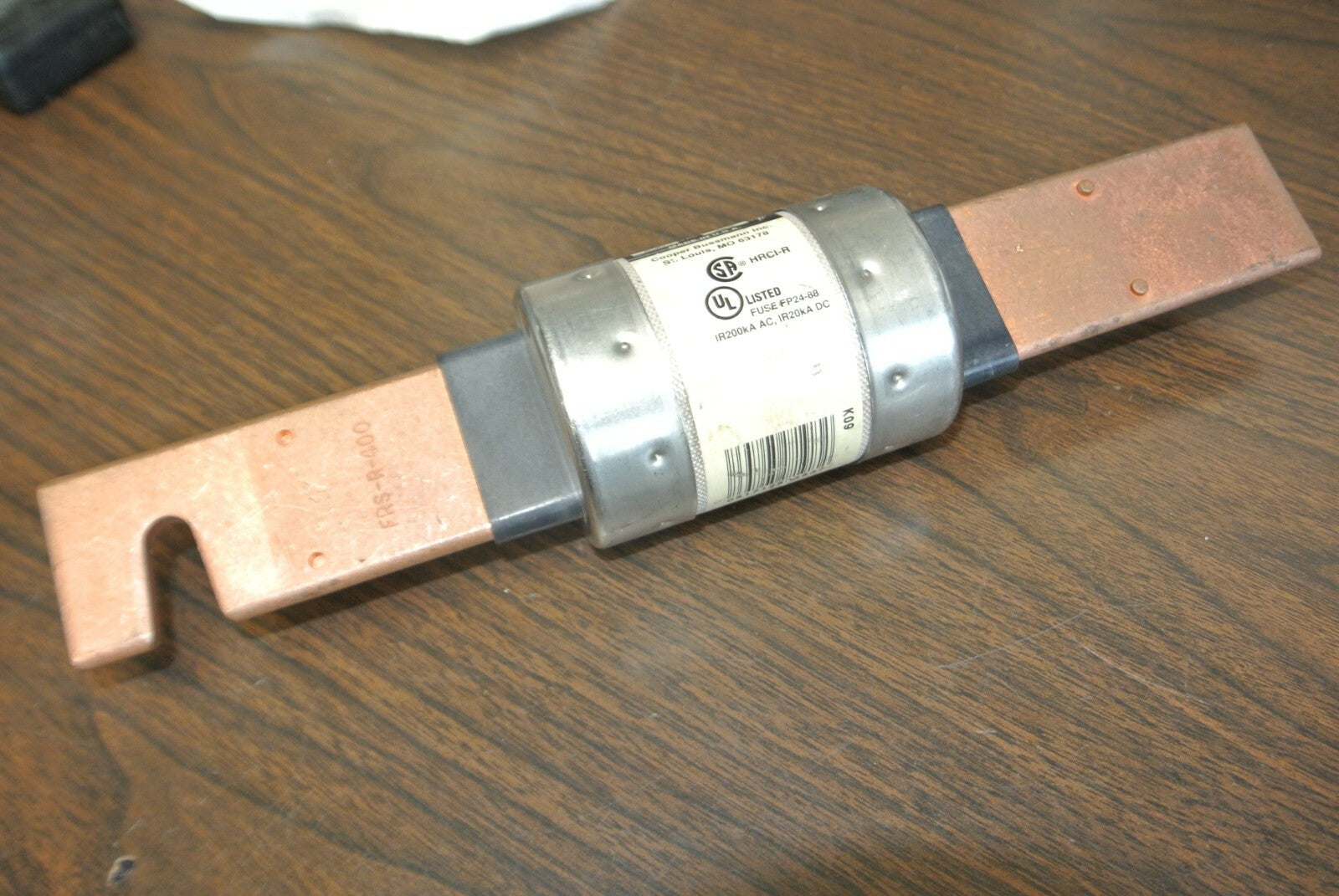 BUSSMANN FRS-R-400 DUAL-ELEMENT TIME-DELAY FUSE / CLASS RK5 / 400A / 600VAC0